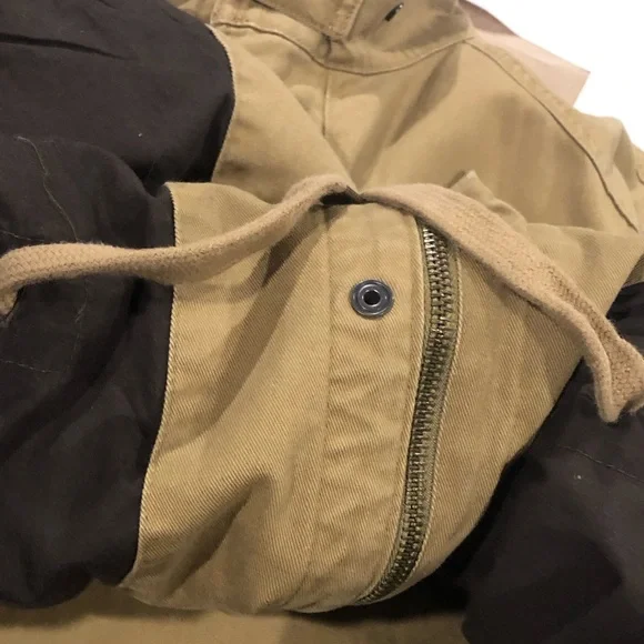 TIMBERLAND Canvas Earth Keeper Zipper and Snap Front Coat Sz 2XL - Picture 9 of 11